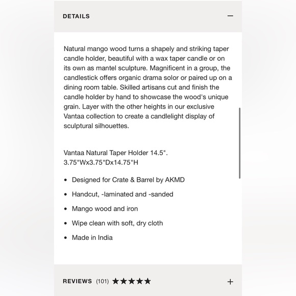 Pair of Wooden Candlesticks - Picture 3 of 5